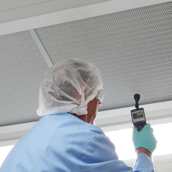 HEPA Filter Integrity Air Leak Scan