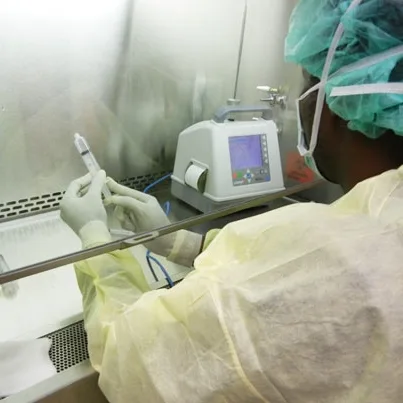 Air Particle Counter Monitoring Setup